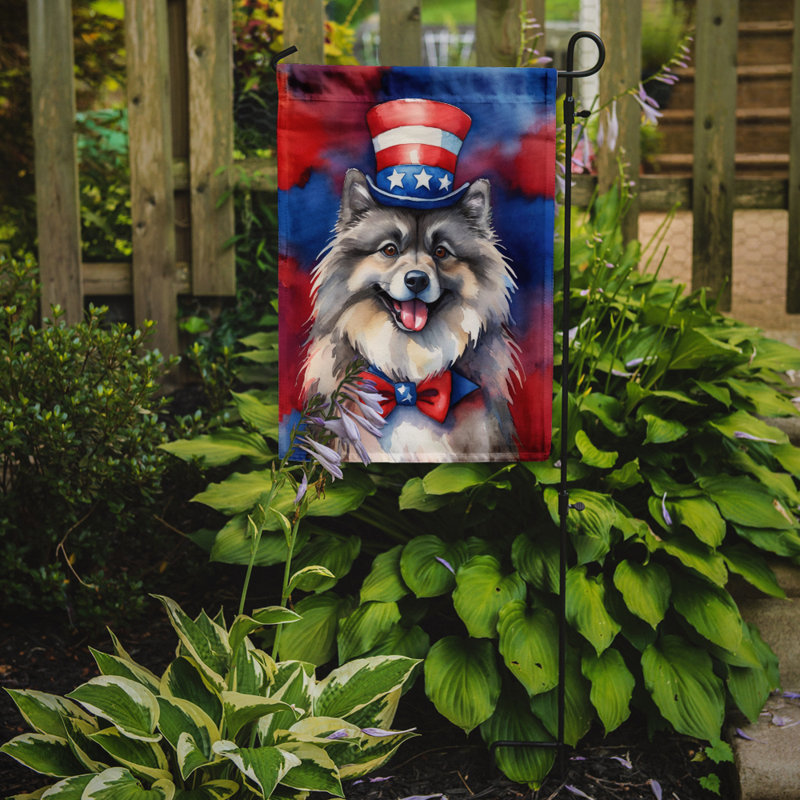 Drapeau patriotique du jardin américain, Spitz loup