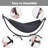 Standing Patio Hammock - Portable and Foldable with Stand Included. Ideal for Outdoor Relaxation on Patios, Decks, or in Gardens. Easy to Set Up and Take Down. Compact Design Allows for Hassle - Free Storage. Enjoy Comfortable Lounging Anywhere Outdoors-567239036