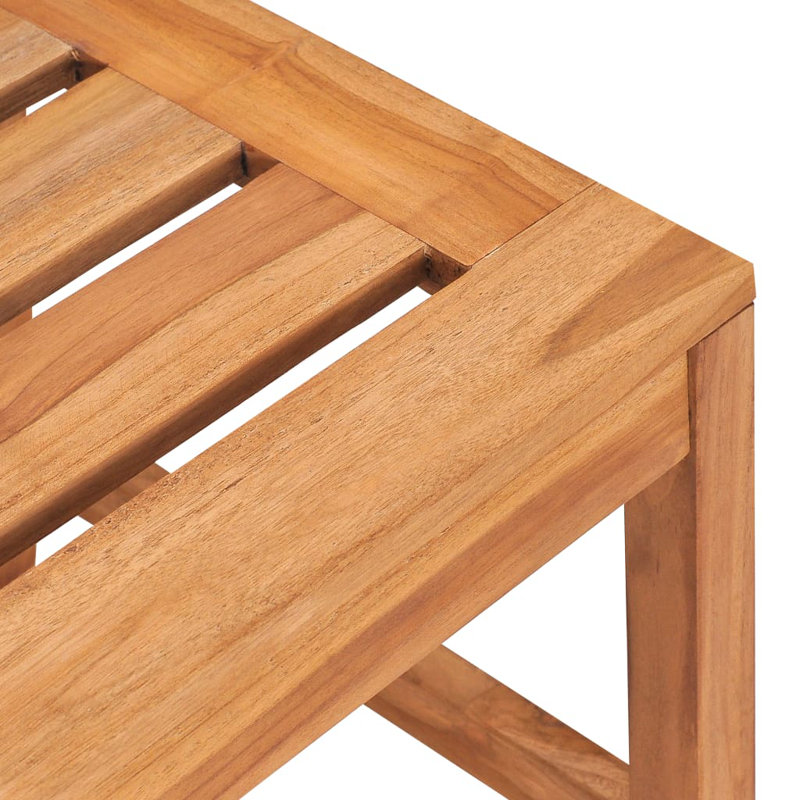 vidaXL Garden Dining Set Natural Teak Solid Teak Wood Durable
