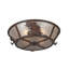 Rustic Lodge 4 - Light Flush Mount