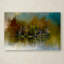 «Abstract Summer Lake» par Vidur, impression sur toile tendue-22068136