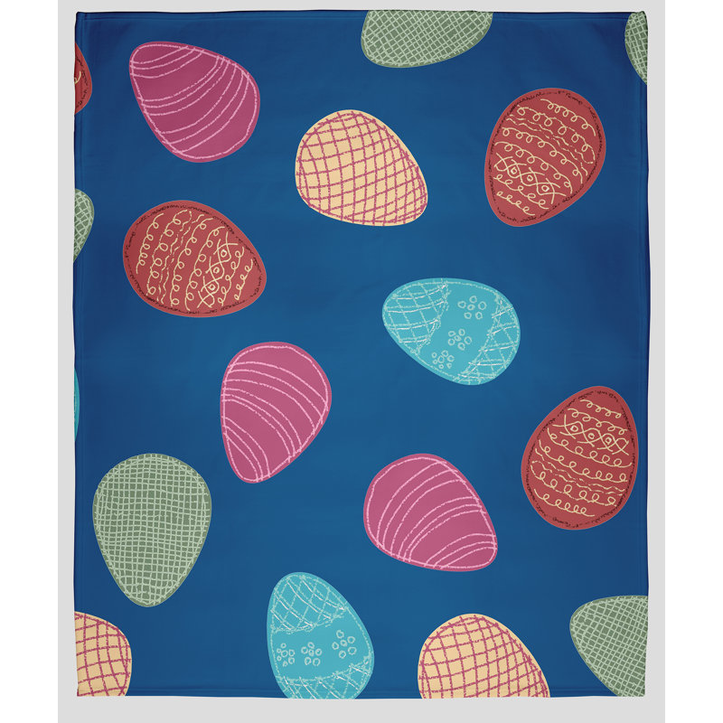 Bingen Throw Blanket, W76 x L101cm, Navy Blue