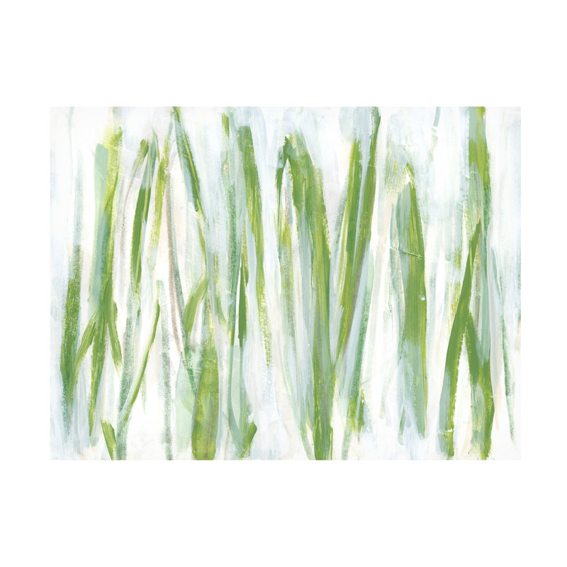 "Verge In Green II" sur toile, H 24 po x l 32 po