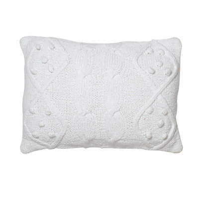 Coussin tricoté à la main 