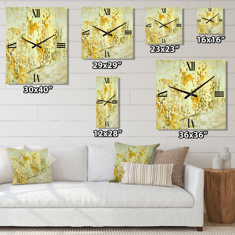 Horloge murale fleur, Petit