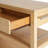 Indoor Multifunctional Natural Bamboo Bar Cart with Locking Wheels, Drawers, and Open Shelves - Ideal for Kitchen, Dining, and Entertaining