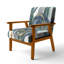 Fauteuil d'appoint rembourré Glam Francel - Mettalic I-406147957-392840875