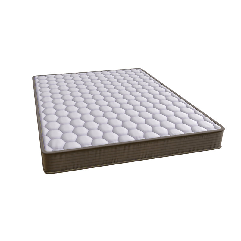 Matelas simple à ressorts ensachés de 6 pouces avec support avancé et emballage compressé pour une distribution efficace du corps.