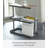 Tower Yamazaki Home Side Table With Storage Tier Shelves Narrow, Narrow Wooden And Metal End Table-704803535