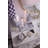 Violet Check Large Glass Candlestick-123795435