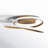 Caroljean 1 - Light 18.11'' Unique/Statement Modern Linear Dimmable White Light LED Flush Mount-1194438892