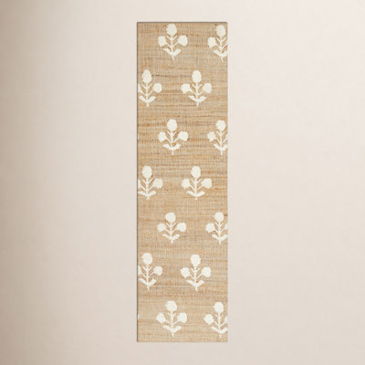 Orchard Natural Floral Jute Rug