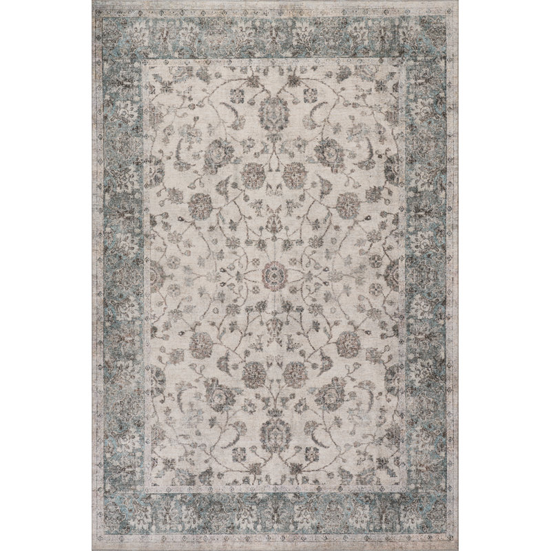 Tapis traditionnel rétro Nuloom Shawse, Rectangle 4pi x 6 pi