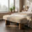 Karsen Mid-Century Modern Upholstered Dining Bench with Wooden Legs-1018765909-1017095334