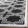 Gere Geometric Black/Cream Indoor / Outdoor Area Rug