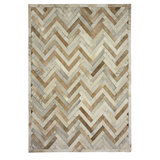 Plutus Cowhide Chevron Area Rug