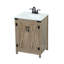 Ensemble de meuble-lavabo simple 24 po Slayton-713360325