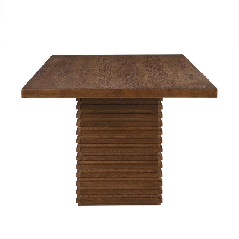Rectangular 84-inch Dining Table, Walnut, Walnut