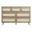Commode en rotin 7 tiroirs