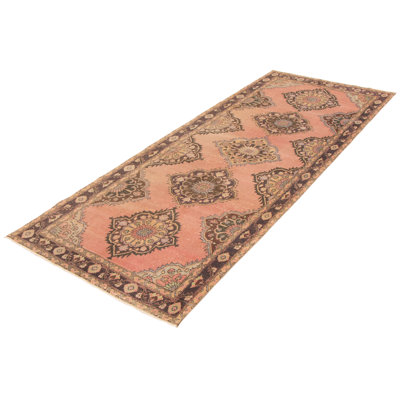 Moncalieri One-of-a-Kind 4'9" X 12'4" 1990s Runner Wool Area Rug in