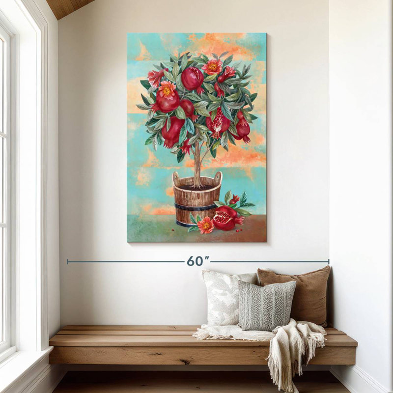 Harnek Pomegranate Tree, 48" H x 32" W