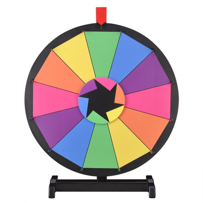 Jeu de table WinSpin 18 po à 12 fentes avec effaçable à sec