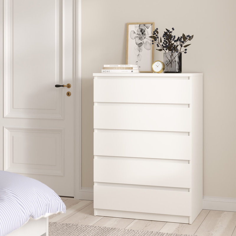 Razhane 77cm W 5 - Drawer Chest of Drawers