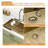 32" L x 19"W Undermount kitchen Sink Gold Stainless Steel Single Bowl Kitchen Sink with Bottom Grid-124064482-124064480