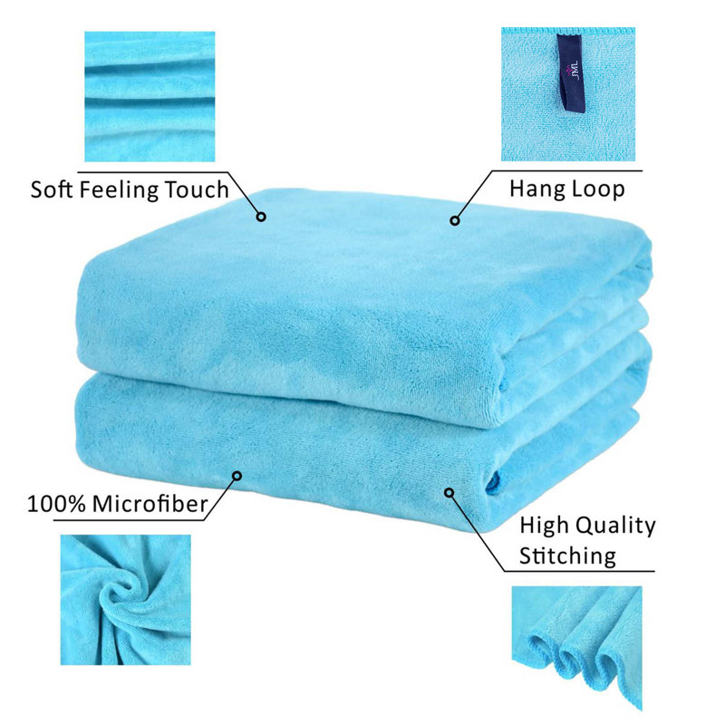 Super Plush Bath Towel, Lake Blue
