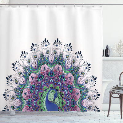 Shower Curtain with Hooks Included
