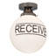 Personalized 1 - Light Semi Flush Mount