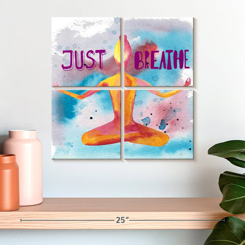 Senne Just Breathe Meditation, H 18 po x l 18 po