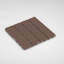 Dalles de terrasse emboîtables en plastique durable, paquet de 44, 30 x 30 cm, imperméables et faciles à installer pour une utilisation intérieure et extérieure, marron