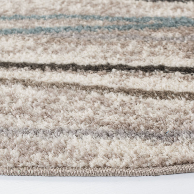 Mcnealy Performance Abstract Rug, Round 6'7"