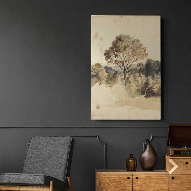 " Vintage Landscape CCLXII ", 19" H x 13" W