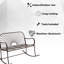 Banc berçant en fer XBrand-448242797