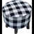 Black/White Plaid Polyester is out of stock