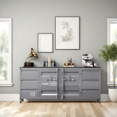 Industrial Style Vintage Container Cabinet