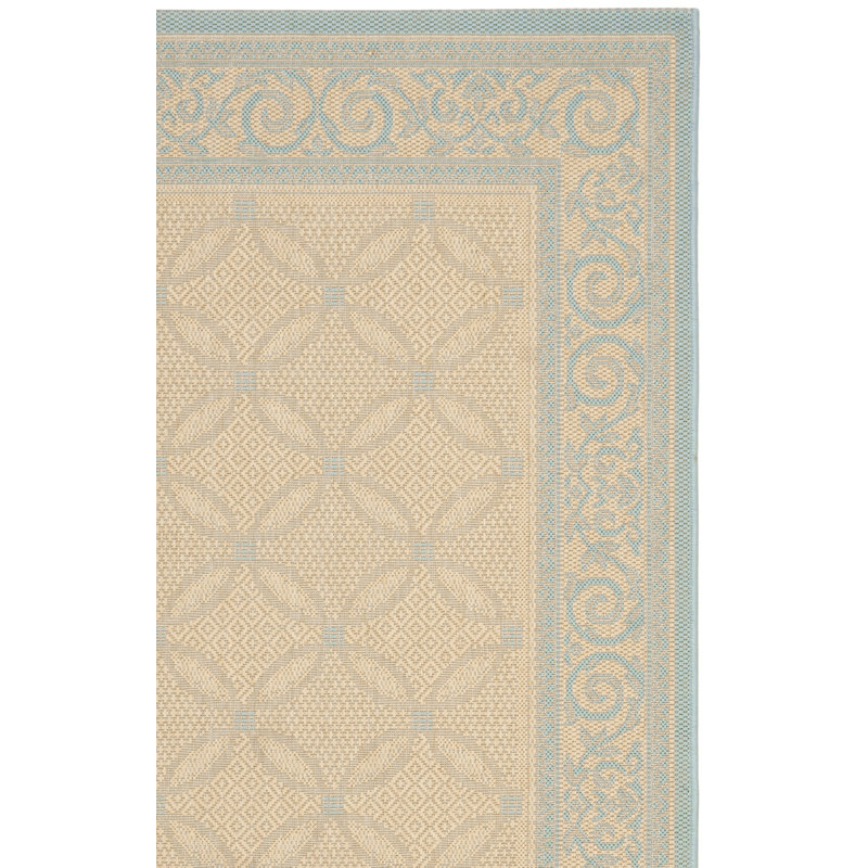 Herefordshire Performance Oriental Indoor/Outdoor Area Rug, Rectangle 6'7" x 9'6"