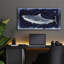 Art mural en verre acrylique «Shark Swim 3» par Stellar Design Studio-99529450
