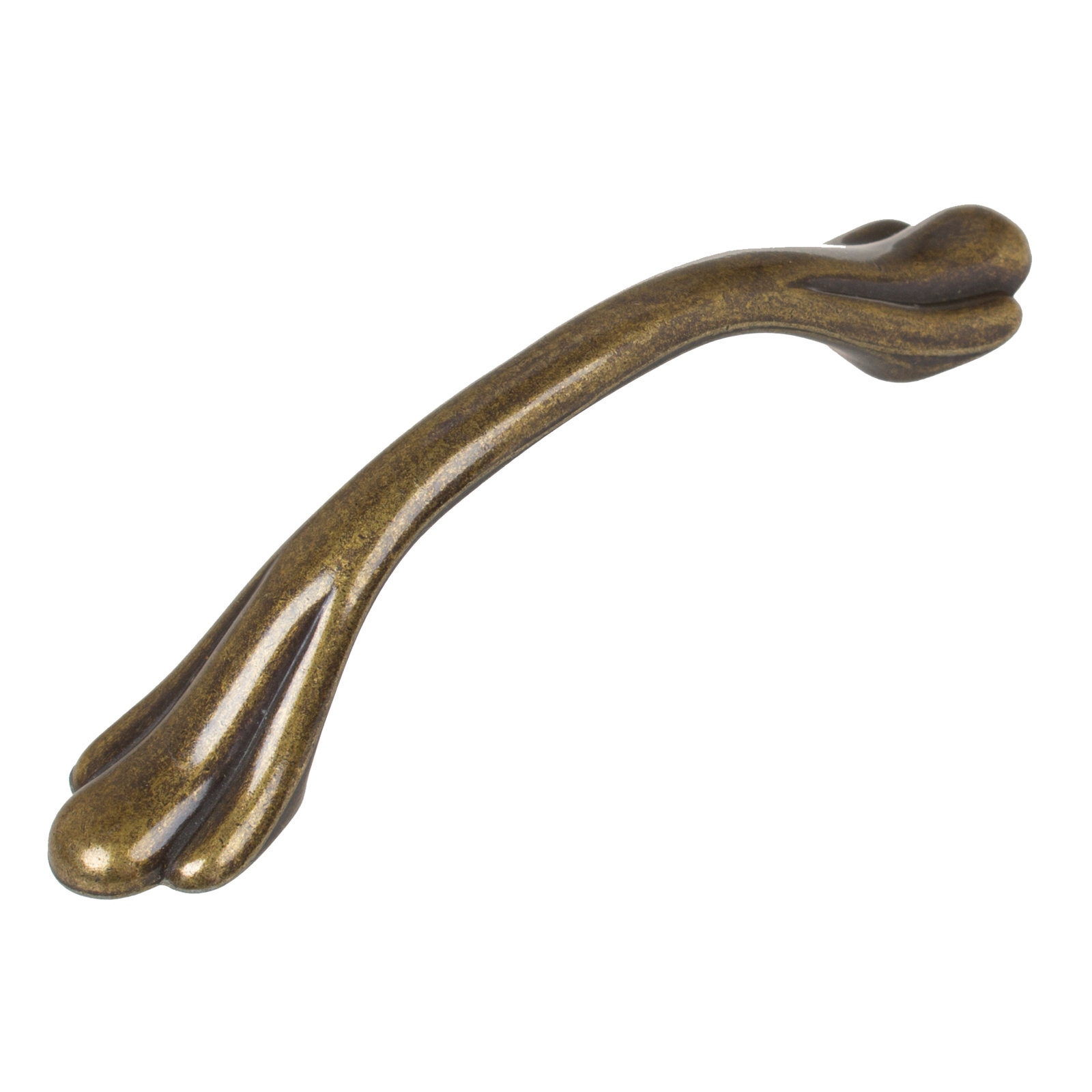 Classic Arch Cabinet Pull, Antique Brass