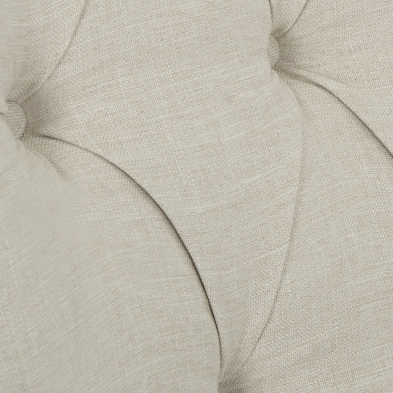 Upholstered 59.4'' Settee, Light Taupe