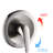 Stainless Steel Shower With Adjustable Height Hand - Muscle Pain Relief 2-Shower Head System 59" Hose & Handheld Extended Reach-124646457