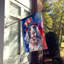 Drapeau patriotique de la maison américaine-112698773
