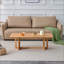 Table basse rectangulaire en bois massif de style chinois