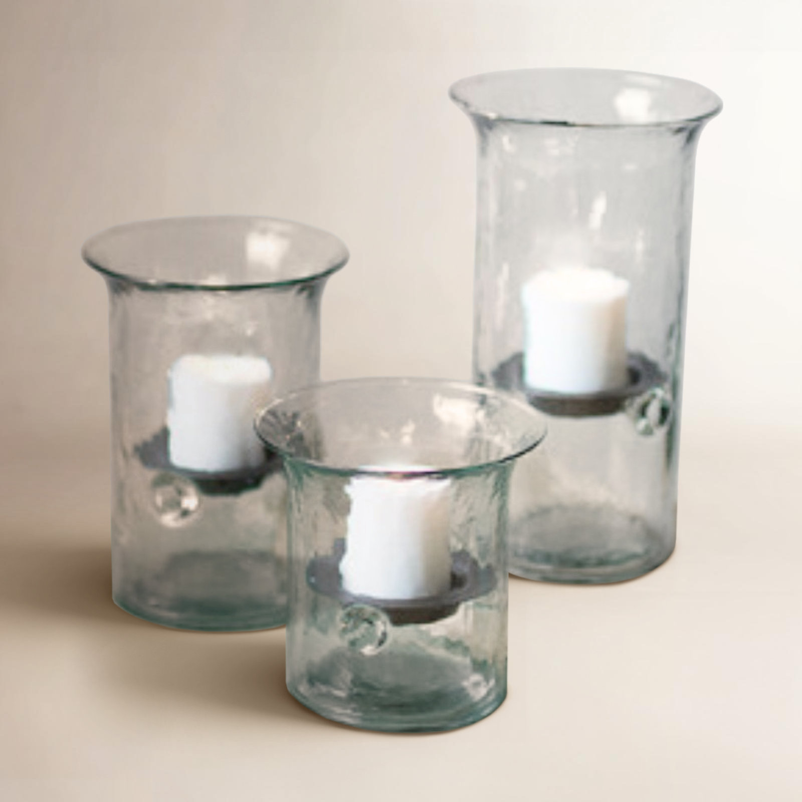 Sakie Glass Tabletop Votive Holder