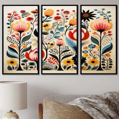 Noha - ensemble de reproduction d'art fleurs sauvages