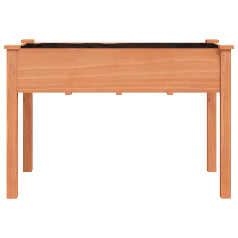Ludington Wood Planter Box, Brown, 76cm H x 118cm W x 59cm D