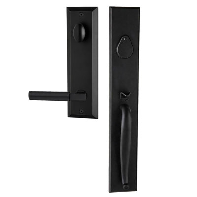Faux ensemble de poignées Charleston Bravura 980G-845 en noir mat - L