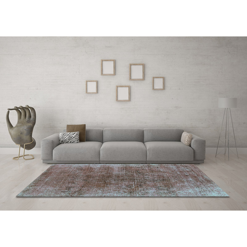 Fazia Performance Oriental Indoor Rug, Round 8'